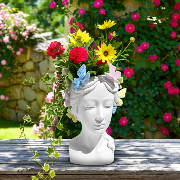 Lady with Butterflies