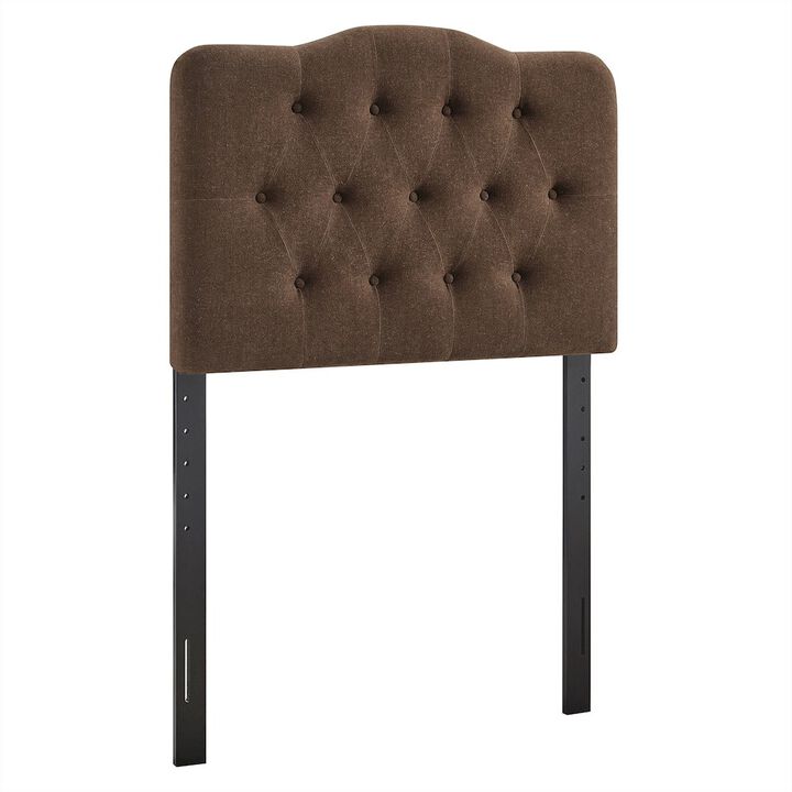 Annabel Premium Linen Blend Twin Headboard