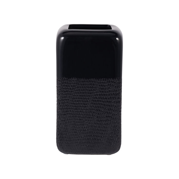 Rectangular Grooved Modern Vase