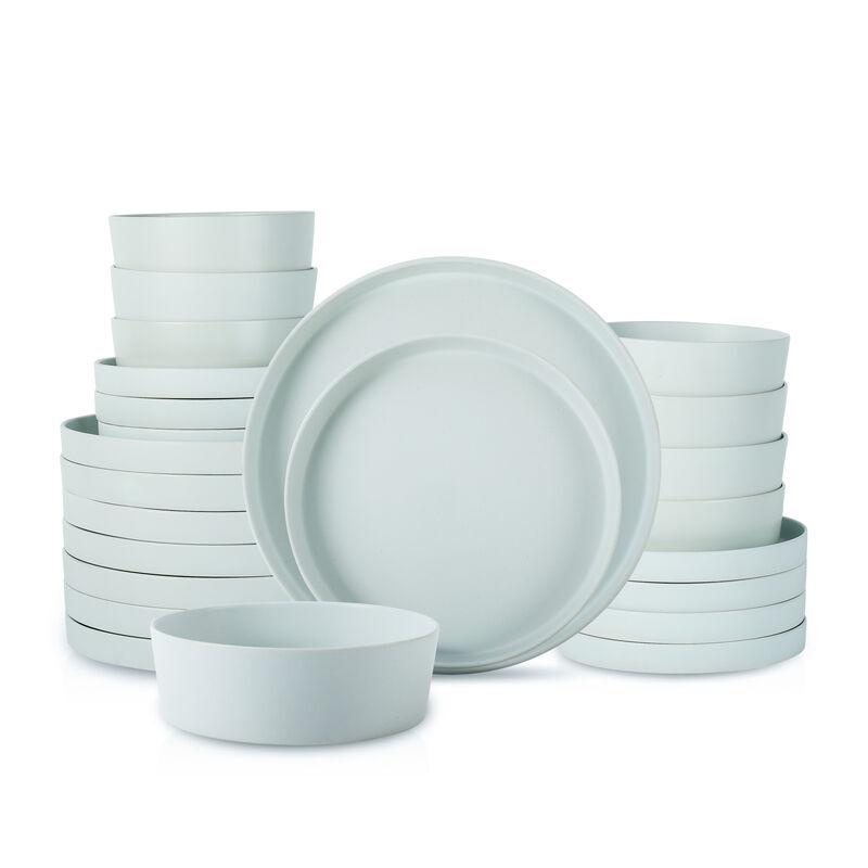 Stone by Mercer Project Modan Stoneware 24 Piece Dinnerware Set