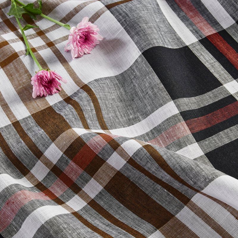 Christmas Linen Table Runner - Oxford Plaid, Solino Home