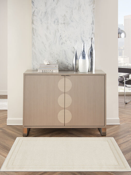 Nourison Essentials NRE02 Ivory/Gold 3' x 5' Rug