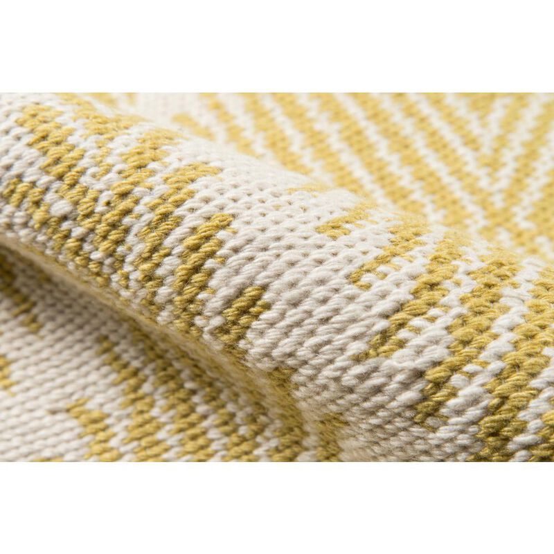 Erin Gates Contemporary Rectangle Area Rug, Citron, 7'6 X 9'6