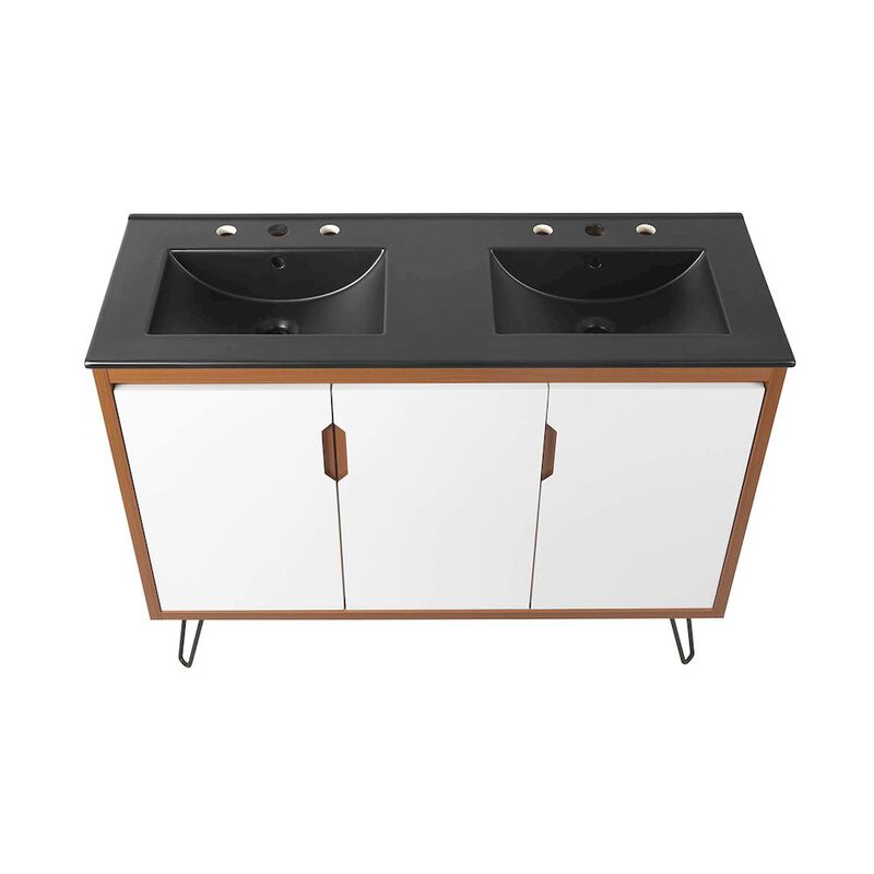 Energize 48" Double Sink Bathroom Vanity image number 3