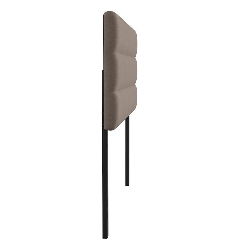 Flash Furniture Queen Channel Stitched Fabric Upholstered Headboard,  Taupe image number 3