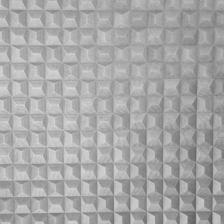 Romero Grey 3D Geometric Wallpaper