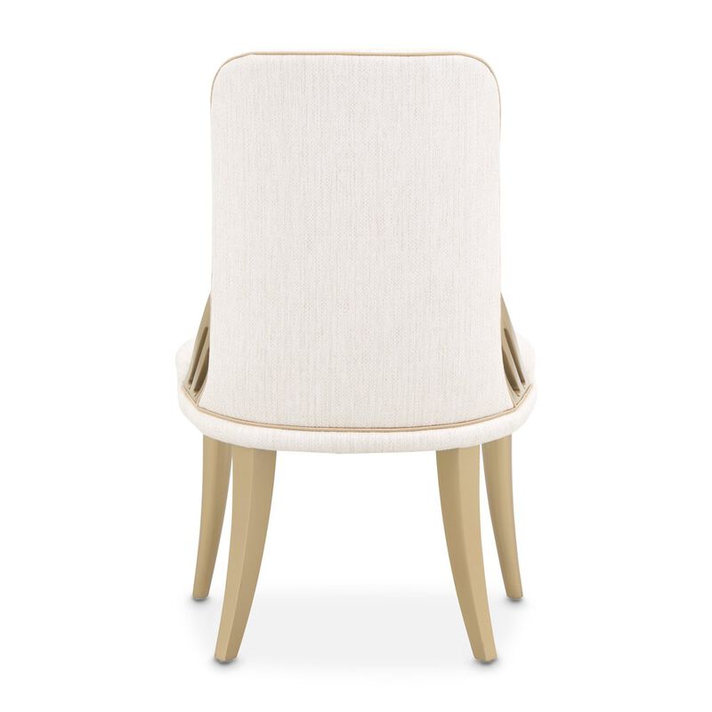 Michael Amini La Terrazza Dining Side Chair, Set of 2 - Creamy Pearl