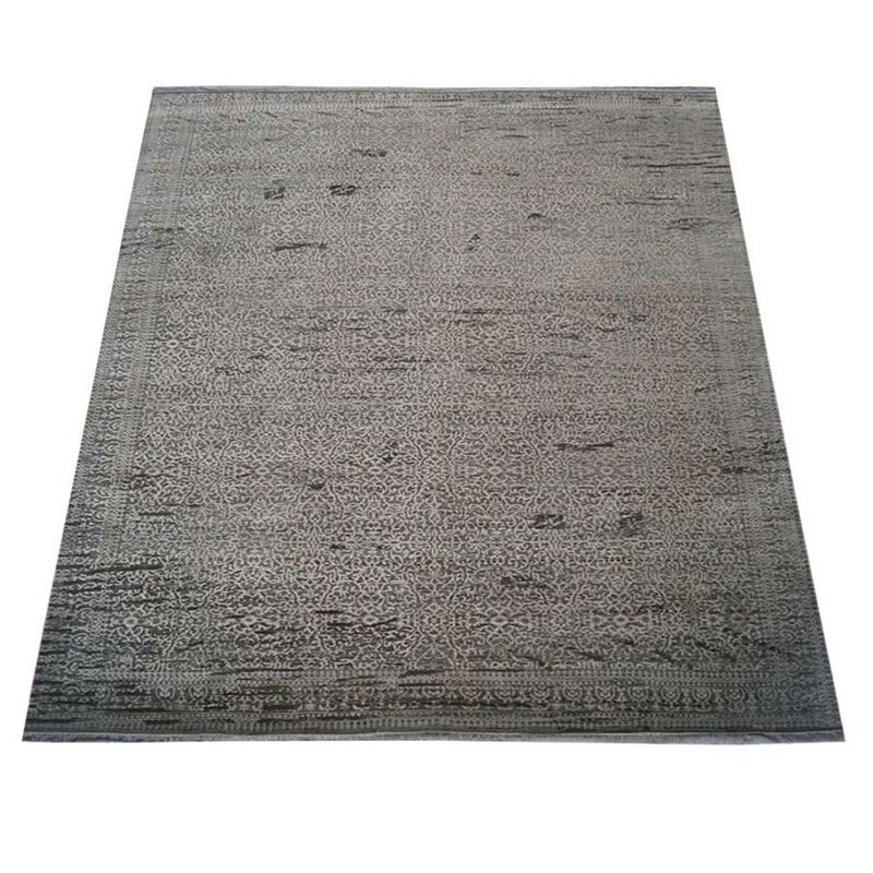 Rugsotic Carpets Hand Knotted Persian Silk And Wool Size Area Rug Oriental Size PR0244 image number 2