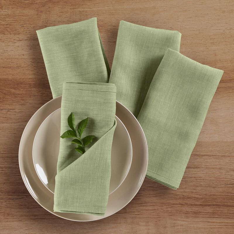 Linen Dinner Napkins - Athena