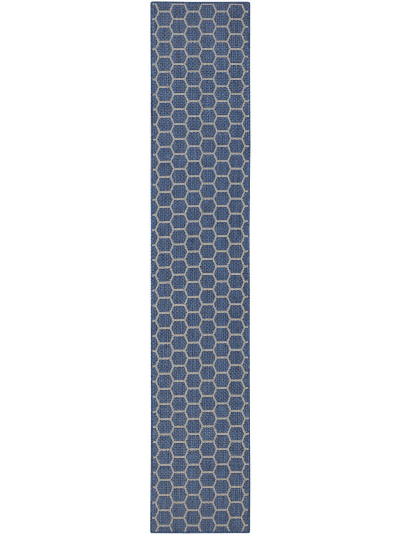 Twist Reversible TWS01 Blue 2'2" x 8' Rug