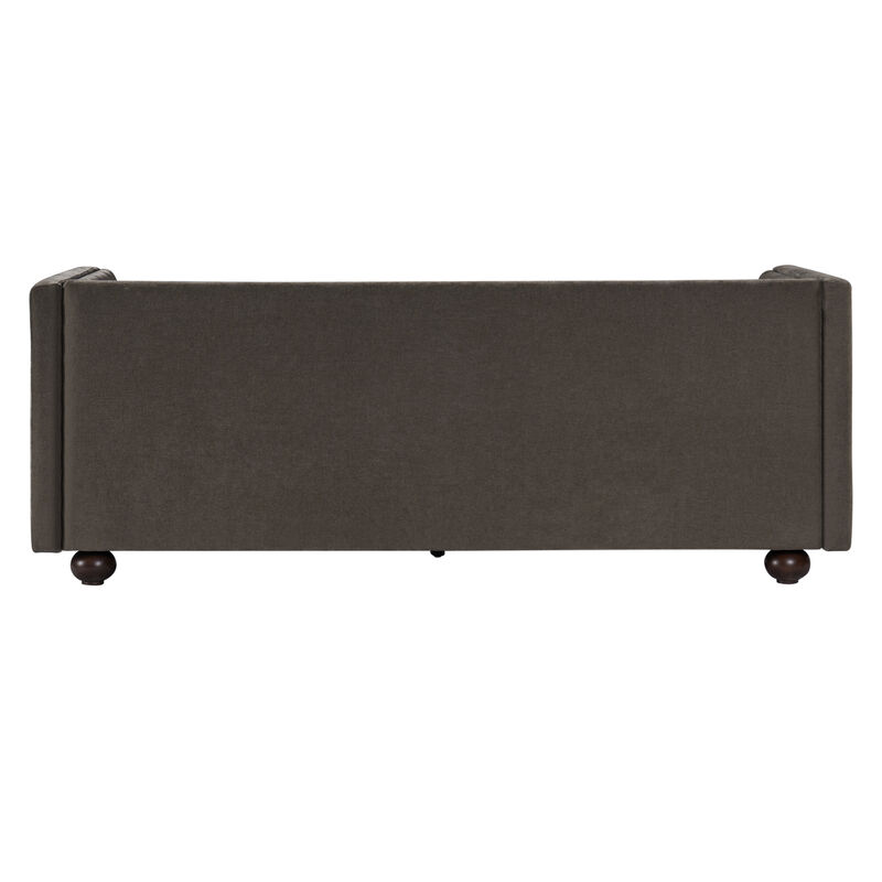 Gaxgox Modern Chenille 3 Seater Sofa image number 5