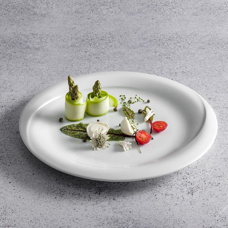 X-tanbul dia.10.5" Round White Porcelain Plate (Set of 4) image number 1