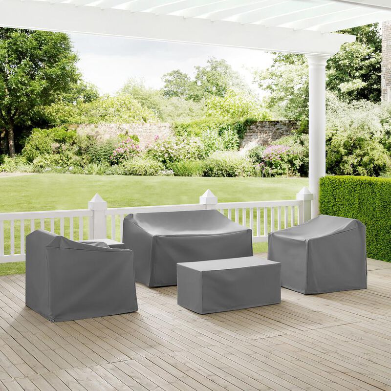 5Pc Outdoor Furniture Cover Set