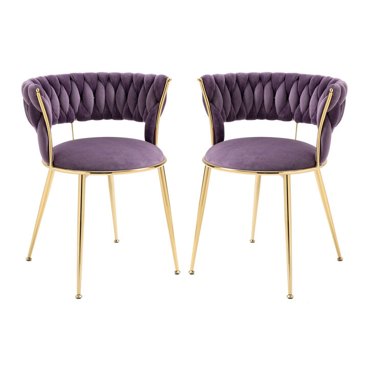 Leisure Dining Chairs with 2PC/Set