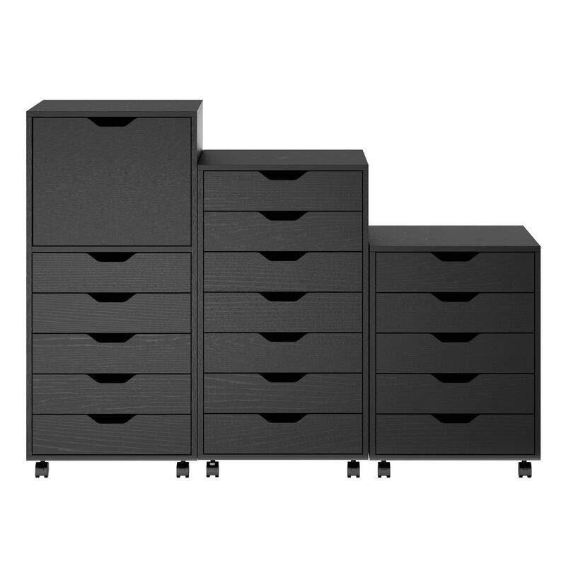 Winsome Wood Halifax Storage Cabinet, Black