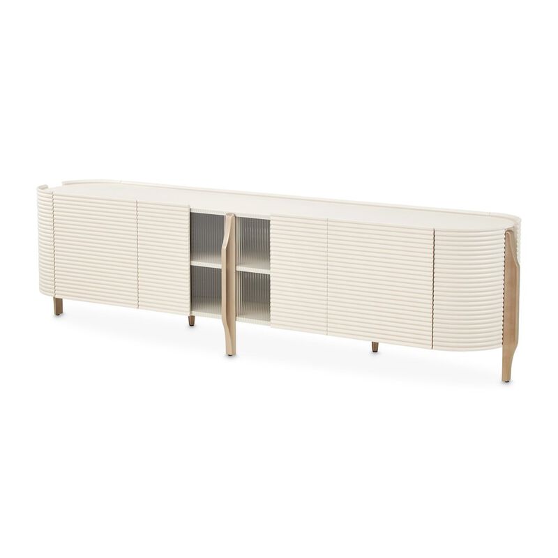 Michael Amini Mod Dream Media Cabinet - Rich Champagne