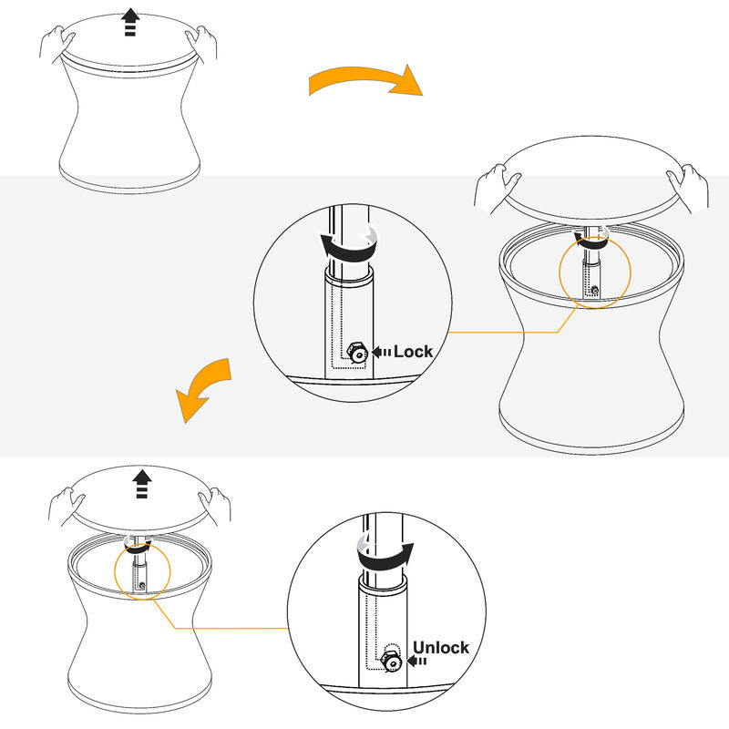 5 Pieces Patio Furniture Chair Sets, Patio Conversation Set With Wicker Cool Bar Table, Ottomans,Outdoor Furniture Bistro Sets for Porch,Backyard,Balcony,Poolside