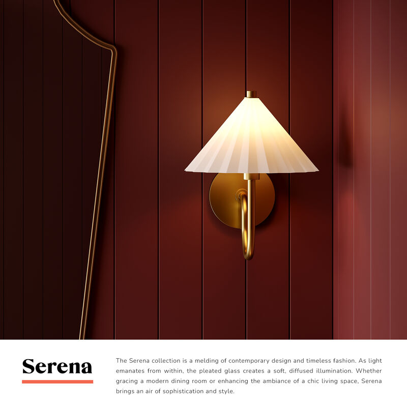 Serena 8-in Socket Damp-Rated Wall/Vanity Light image number 6