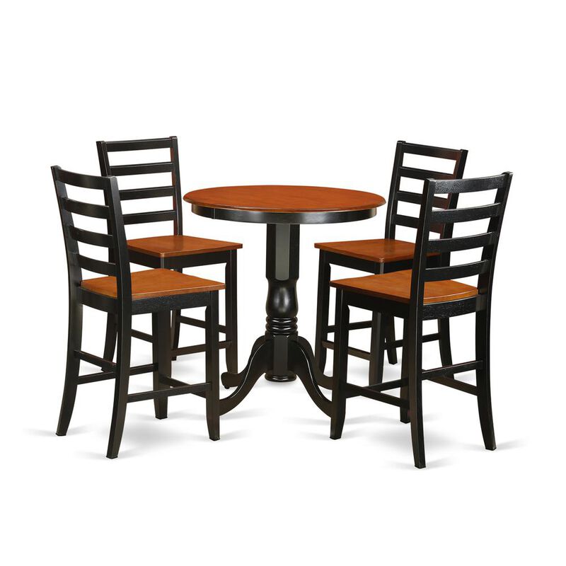 5 PC counter height Dining set-pub Table and 4 dinette Chairs.