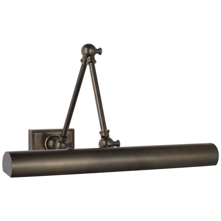 Cabinet Maker 18" Double Library Light in Bronze