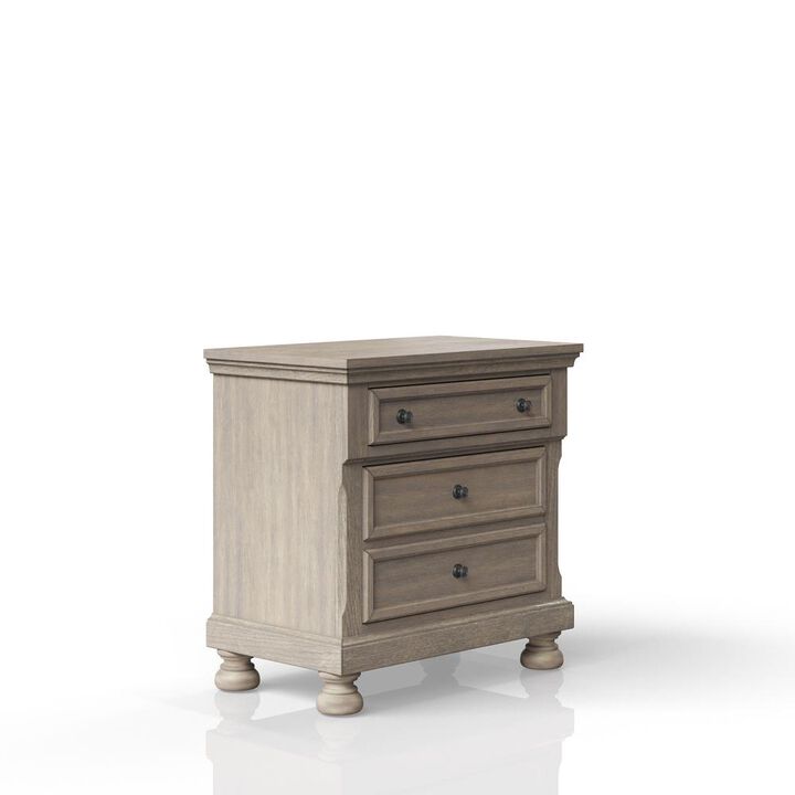Prescott Gray Nightstand