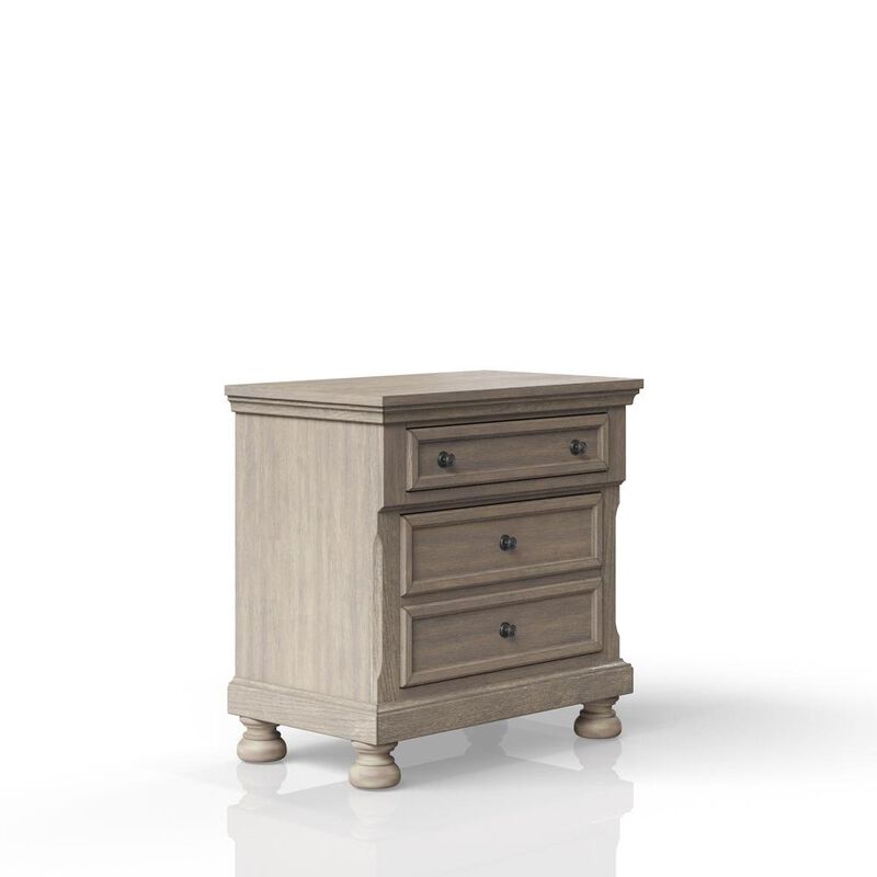 Prescott Gray Nightstand