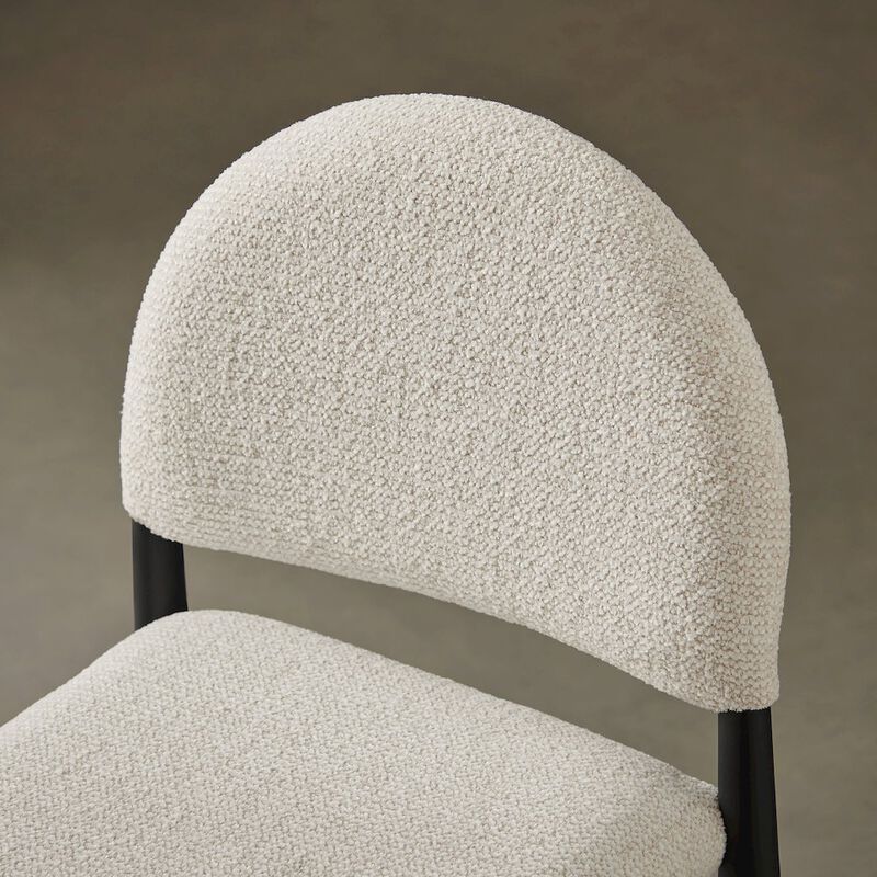 Modway Hayley Mid Century Modern Counter Stool in Black Cream image number 9