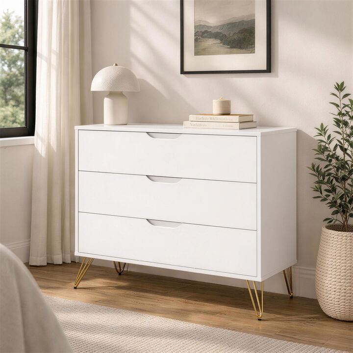 Avira White Dresser