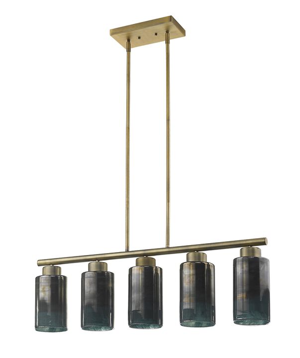 Hivvago Monet 5-Light Brass Pendant