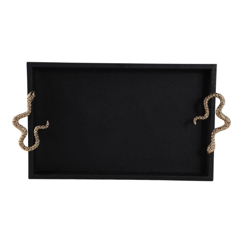 19x12" Faux Leather Snake Tray image number 4