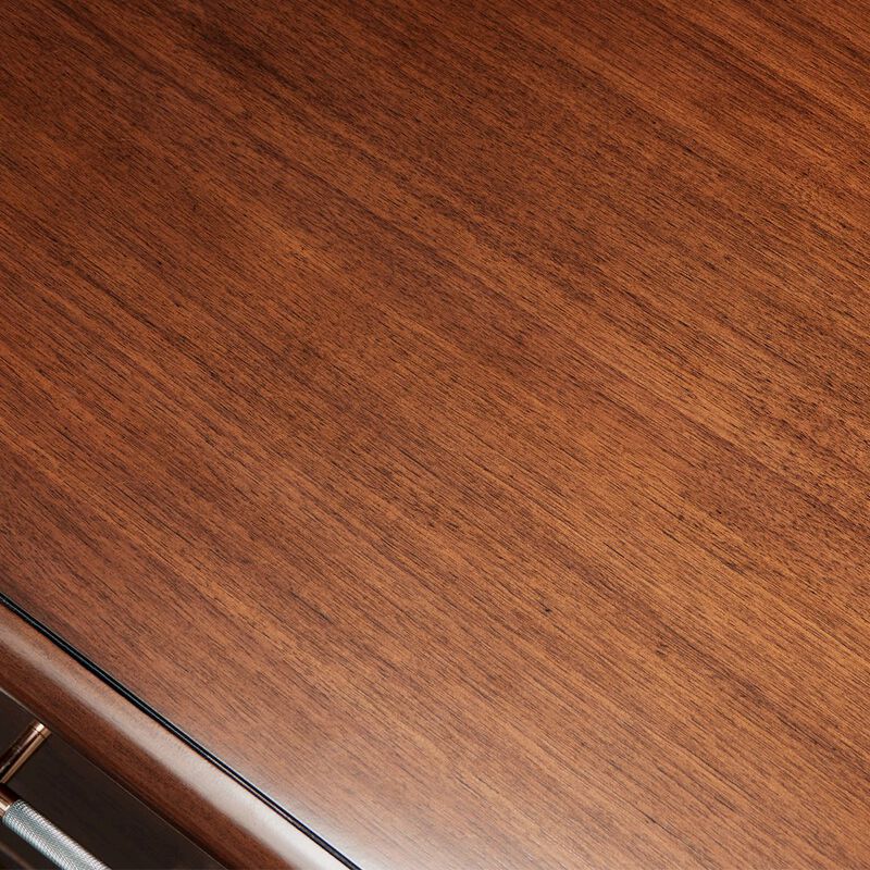 Michael Amini Mason Park Chest with Storage Mirror - Umber