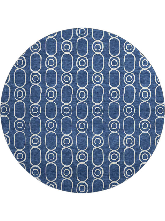 The Reserve TR6 Navy 8' Round Rug