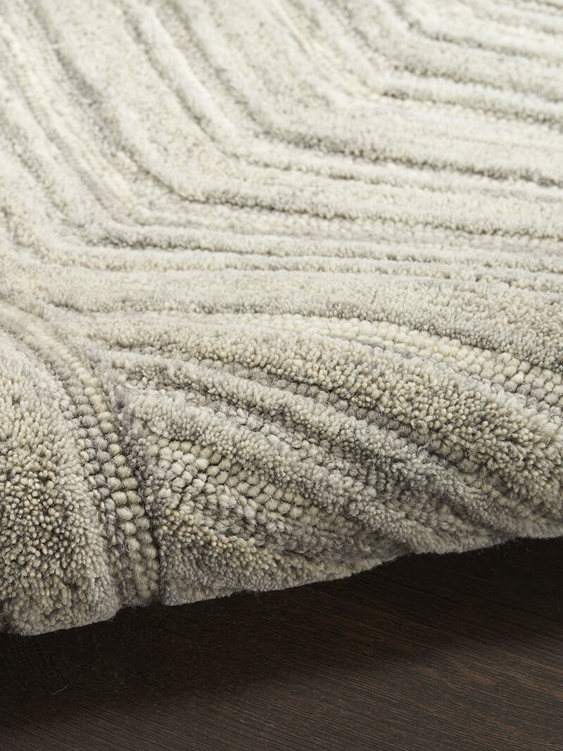 Graceful GRU03 Gray 8'6" x 11'6" Rug image number 4