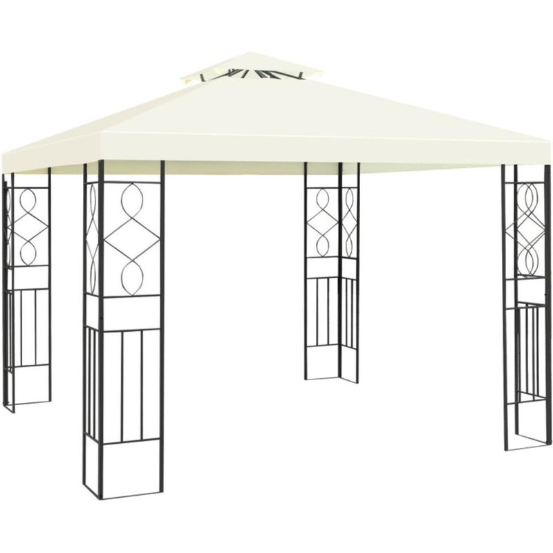 Hivvago 2 Tiers 10 x 10 Feet Patio Gazebo Canopy Tent
