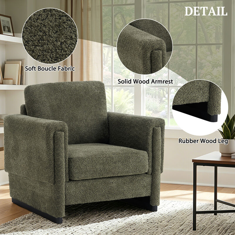Laxrut Upholstered Accent Armchair image number 5