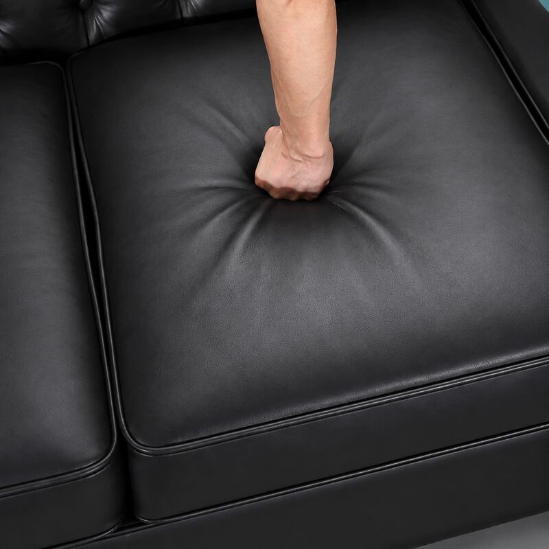 Nulin PU Leather Loveseat Sofa image number 6