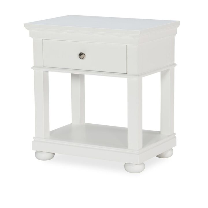 Legacy Classic Canterbury 2.0 Open Night Stand (1 Drawer,Open Shelf,Motion Activated Led Light)