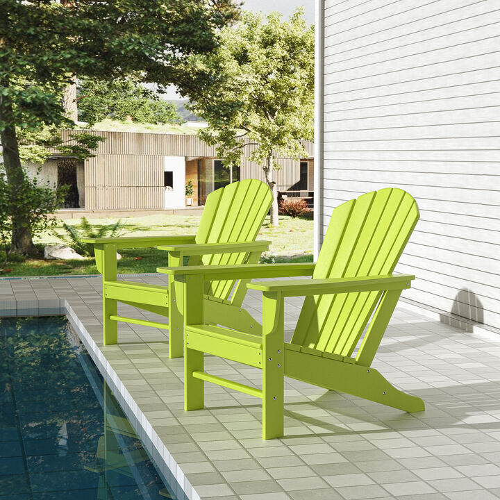 WestinTrends Outdoor Patio Adirondack Chair (Set of 2)