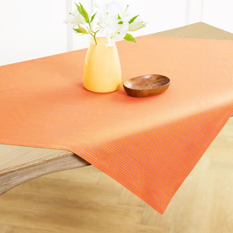 Linen Table Throw - Narrow Stripe image number 0