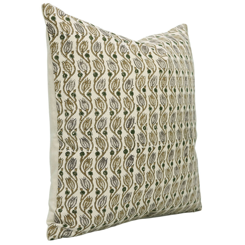 Fabdivine Boho Throw Pillow Cover Handmade Block Print Linen Home D&eacute;cor Accent 100% Cotton Fabric Bed or Living Room, Ker Sangri image number 5