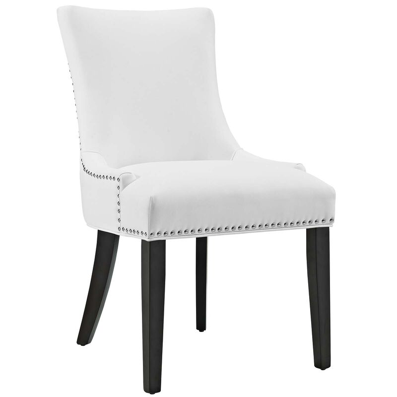Marquis Dining Chair Faux Leather Set of 2 image number 1