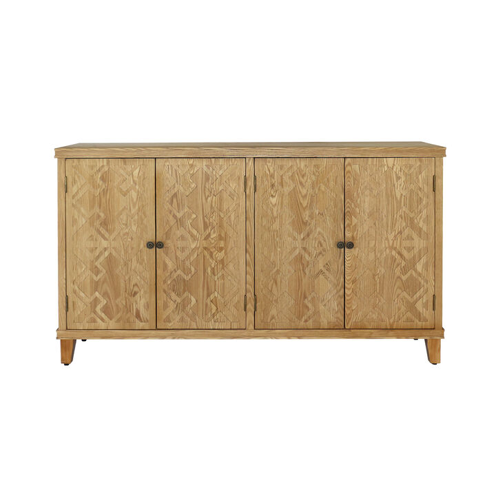 Fabkik Rustic Wooden Sideboard