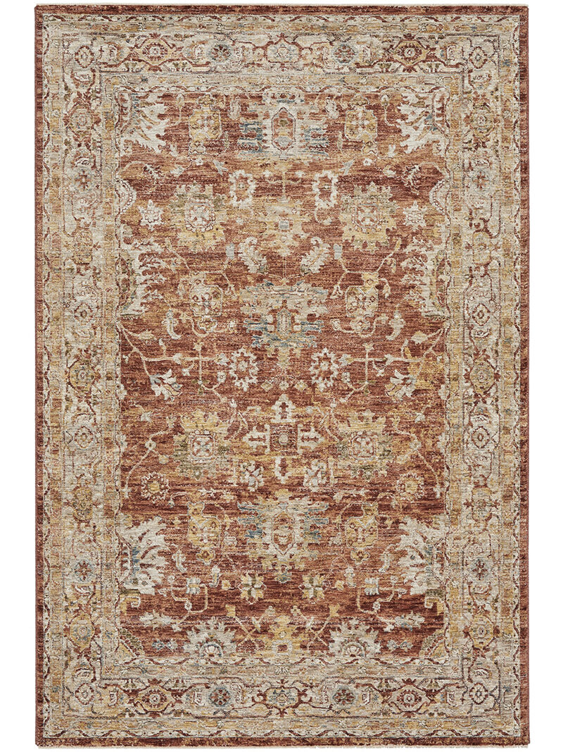 Sahar SHR02 Rust 3'11" x 5'11" Rug