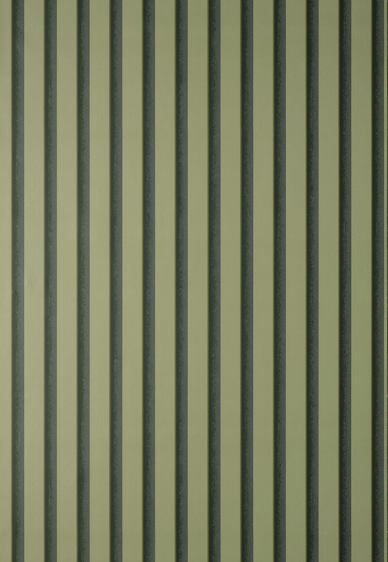 Reggie Olive Vertical Slats Wallpaper image number 0