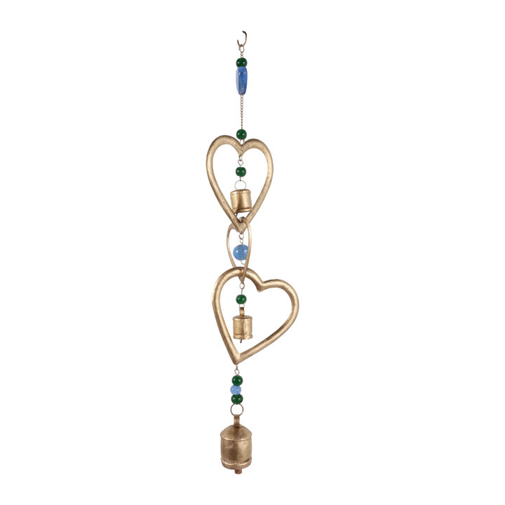 Hanging Hearts Beads Chime