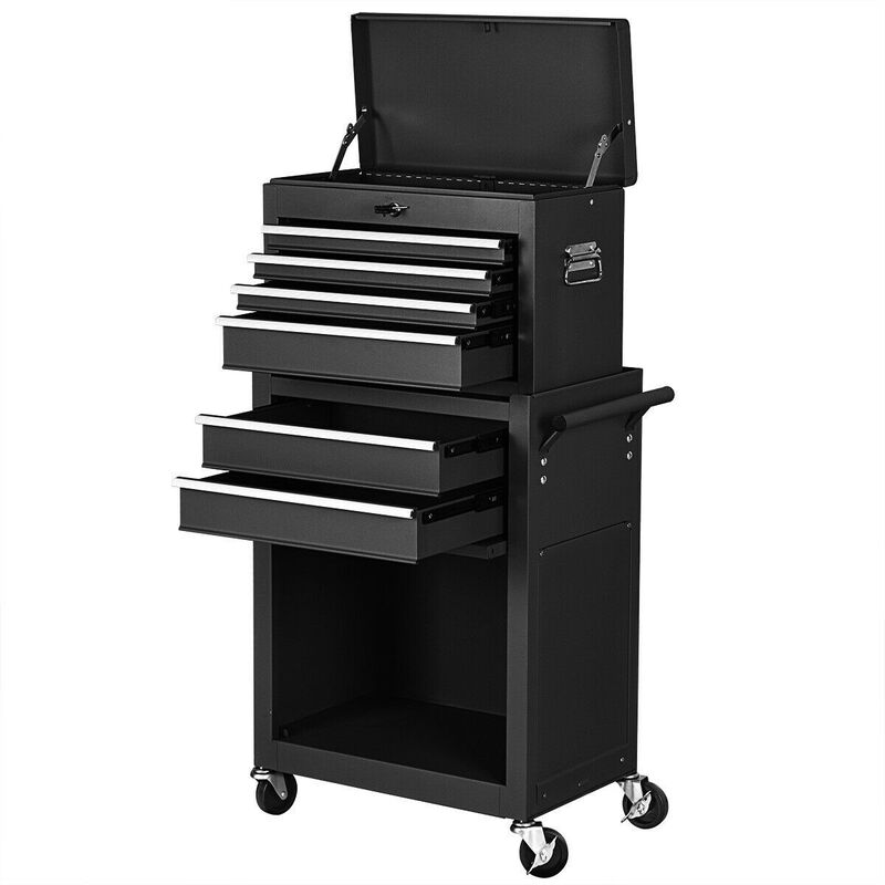 Rolling Cabinet Storage Chest Box Garage Toolbox Organizer