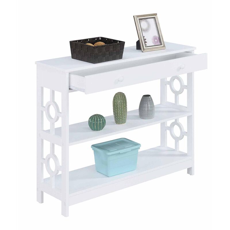 Convenience Concepts Ring 1 Drawer Console Table