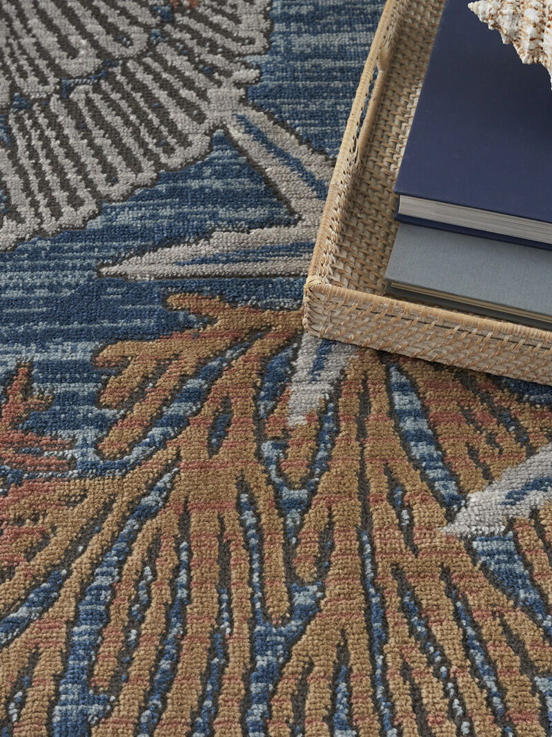 Seaside SDS04 Blue/Multicolor 6' x 9' Rug