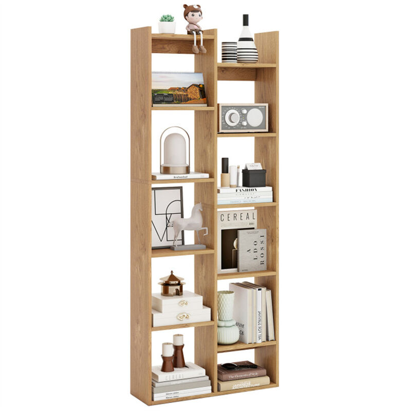 Wooden Bookcase with Anti-Tipping Kits for Safe Home and Office Storage image number 2