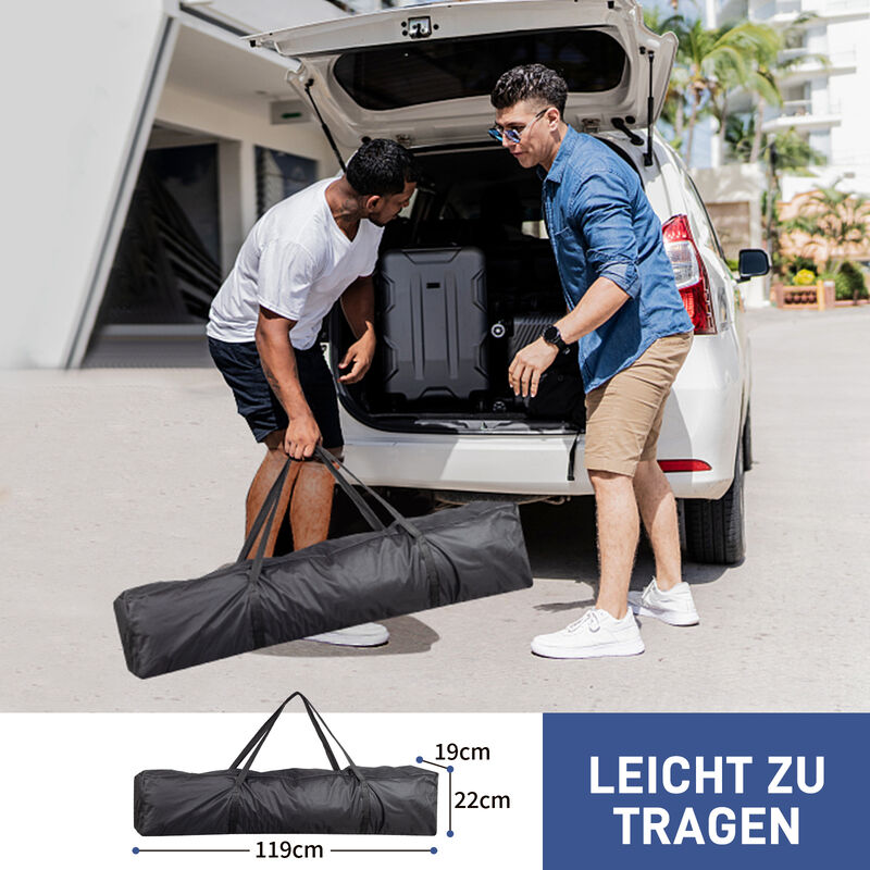 Practical Waterproof Right-Angle Folding Tent Durable Canopy for Outdoor Events, Camping & Backyard